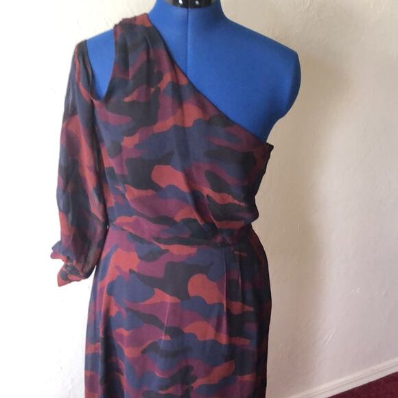 NWOT Joie Asymmetrical Silk Dress - Picture 7 of 12